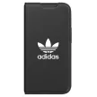 Adidas OR Booklet tok BASIC iPhone 14 Pro 6.1", fekete, fehér