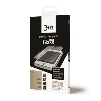   3MK HardGlass iPhone 11 Pro Max 6.5" iPhone 11 Pro Max 6.5" teljes képernyős ujjlenyomamentes edzett üvegfólia, fekete