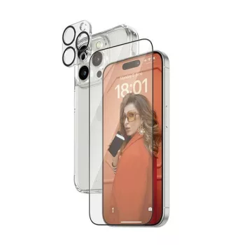   PanzerGlass csomag 3in1 Szett iPhone 15 Pro Max 6.7" hátlap tok + kijelzővédő + lencsevédő edzett üvegfólia