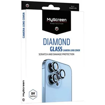   MyScreen Diamond Glass Camera Lens Cover iPhone 14 6.1"/14 Plus 6.7", kameravédő üvegfólia, lila