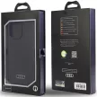 Audi Silicone Case AU-LSRIP14PM-Q3/D1-BK iPhone 14 Pro Max 6.7", hátlap, tok, fekete