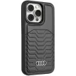 Audi Szintetikus bőr MagSafe iPhone 15 Pro 6.1", hátlap, tok, fekete