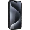 Audi Szintetikus bőr MagSafe iPhone 15 Pro 6.1", hátlap, tok, fekete