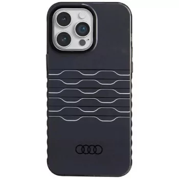   Audi IML MagSafe tok iPhone 14 Pro Max 6.7", hátlap, tok, fekete