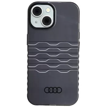   Audi IML MagSafe tok iPhone 15 6.1", hátlap, tok, fekete