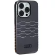 Audi IML MagSafe tok iPhone 15 Pro 6.1", hátlap, tok, fekete
