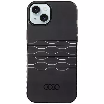   Audi IML MagSafe tok iPhone 14 Plus/15 Plus 6.7", hátlap, tok, fekete