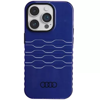   Audi IML MagSafe tok iPhone 14 Pro 6.1" hátlap, tok, sötétkék