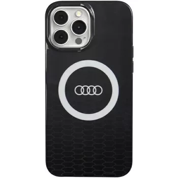   Audi IML Big Logo MagSafe tok iPhone 13 Pro Max 6.7", hátlap, tok, fekete