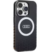 Audi IML Big Logo MagSafe tok iPhone 14 Pro 6.1", hátlap, tok, fekete