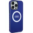 Audi IML Big Logo MagSafe AU-IMLMIP15PM-Q5/D2-BE iPhone 15 Pro Max 6.7" hátlap, sötétkék