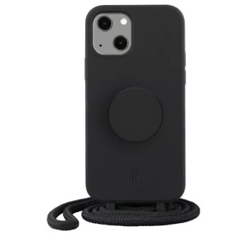   Just Elegance PopGrip iPhone 14 6.1", hátlap, tok, fekete