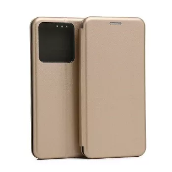   Beline Book Magnetic oldalra nyíló tok Xiaomi Redmi Note 13 5G, arany
