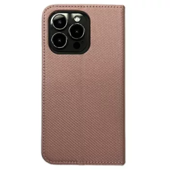   Smart Magnet oldalra nyíló tok Samsung Galaxy S24 Ultra , rozéarany
