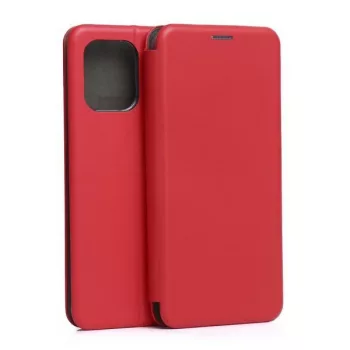  Beline Book Magnetic oldalra nyíló tok Xiaomi Redmi 12, piros