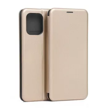   Beline Book Magnetic oldalra nyíló tok Xiaomi Redmi 12, arany