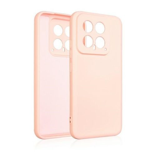 Beline Silicone Case hátlap, tok Xiaomi 14, rozéarany