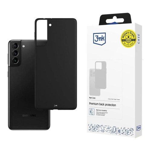 3MK Matt tok Samsung G996 S21+, fekete