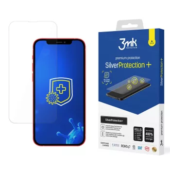   Antibakteriális képernyővédő iPhone 13 3MK Silver Protection+