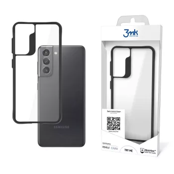   3MK SatinArmor+ tok Samsung G991 S21 5G Military Grade ütésálló tok, átlátszó