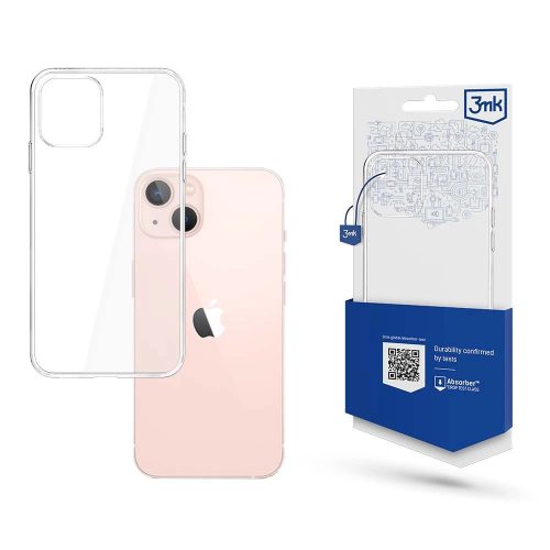 3MK iPhone 14 Plus szilikon Clear tok, átlátszó