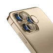 3MK Lens Protection Pro iPhone 14 Pro/14 Pro Max kamera objektív védelem rögzítőkerettel 1db, arany