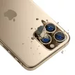 3MK Lens Protection Pro iPhone 14 Pro/14 Pro Max kamera objektív védelem rögzítőkerettel 1db, arany