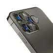 3MK Lens Protection Pro iPhone 14 Pro/14 Pro Max kamera objektív védelem rögzítőkerettel 1db, grafit