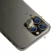 3MK Lens Protection Pro iPhone 14 Pro/14 Pro Max kamera objektív védelem rögzítőkerettel 1db, grafit