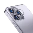 3MK Lens Protection Pro iPhone 14 Pro/14 Pro Max kamera objektív védelem rögzítőkerettel 1db, lila