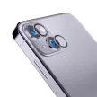 3MK Lens Protection Pro iPhone 14 6.1" kamera védőfólia rögzítőkerettel 1db, lila