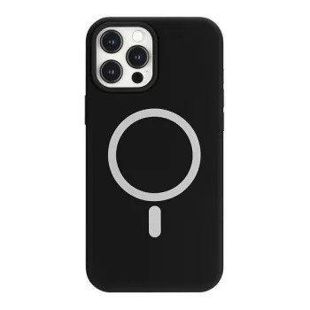   Mercury MagSafe szilikon tok iPhone 12 Pro Max 6.7", fekete