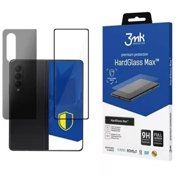   3MK HardGlass Max Samsung Z Fold 3 5G (Elöl), teljes képernyős ujjlenyomamentes edzett üvegfólia, fekete