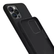 3MK szilikon tok iPhone 11 Pro Max, fekete