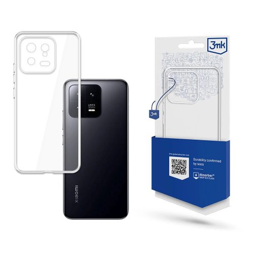 3MK Clear Case Xiaomi 13, hátlap, tok, átlátszó