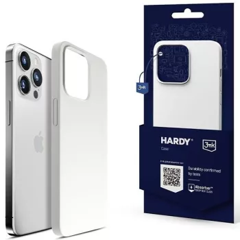   3MK Hardy Case iPhone 14 Pro Max 6,7" biały/white MagSafe tok
