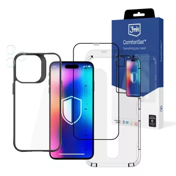   3MK Comfort Set 4in1 iPhone 14 Pro Max 6.7" védő tartozékkészlet 4in1