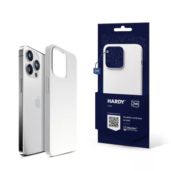   3MK Hardy Case iPhone 15 Pro Max 6.7" Magsafe hátlap, tok, fehér-ezüst tok