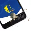 3MK Lens Protection Pro Samsung Z Flip 5 F731, kamera objektív védelem rögzítőkerettel 1db, fekete