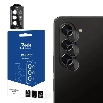   3MK Lens Protection Pro Samsung Z Fold 5, kamera védőfólia rögzítőkerettel 1db, fekete