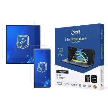   3MK SilverProtect+ Samsung Z Fold 5 hajtogatott kiadás Nedvesre szerelt fólia