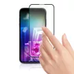 3MK HardGlass Max Lite iPhone 15 6.1" teljes képernyős edzett üvegfólia, fekete