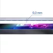 3MK HardGlass Max Lite iPhone 15 6.1" teljes képernyős edzett üvegfólia, fekete