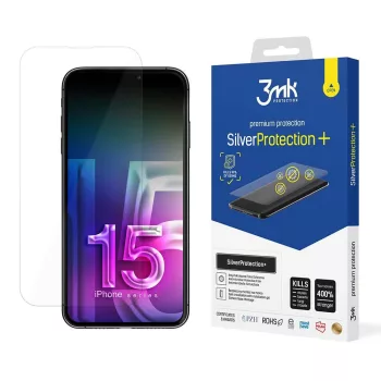   3MK Silver Protect+ iPhone 15 Pro Max 6,7" nedves fólia