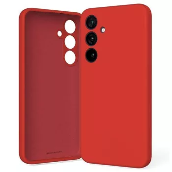   Mercury Silicone Case hátlap, tok Samsung Galaxy S24 Plus , piros