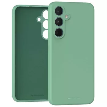   Mercury Silicone Case hátlap, tok Samsung Galaxy A55 A556, zöld