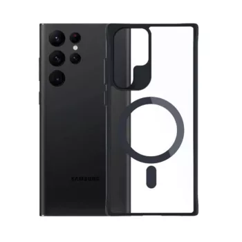   3MK Smoke MagCase Samsung Galaxy S24 Ultra hátlap, tok, fekete