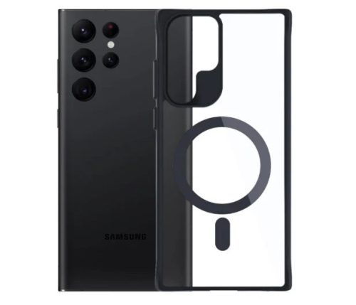 3MK Smoke MagCase Samsung Galaxy S24 Ultra hátlap, tok, fekete