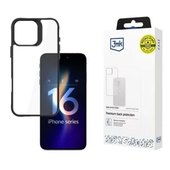   3MK SatinArmor+ tok iPhone 16 Pro Max Military Grade ütésálló hátlap, tok, átlátszó