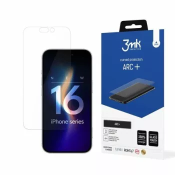   3MK fólia ARC+ iPhone 16 Pro Max fólia Fullscreen teljes képernyős fólia, átlátszó